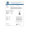Image 3 : 0.53 CTW Certified H-SI/I Quality Diamond Solitaire Necklace 10K White Gold - REF-51M2F - 36720