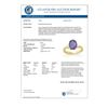 Image 3 : 3.70 CTW Tanzanite & Diamond Ring 10K Yellow Gold - REF-105M3F - 11679