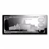 Image 2 : 4 oz .999 Pure Silver Bar - 2017 $100 Bill (W/Box & COA)