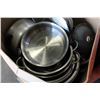 Image 2 : LARGE BOX OF POTS AND PANS