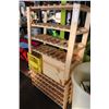Image 1 : TWO WINE SHELVES WINE CRATE AND TUB