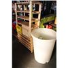 Image 2 : TWO WINE SHELVES WINE CRATE AND TUB