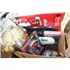 Image 1 : BOX OF ELECTRONICS AND SWISS TRAVEL PRODUCTS SET