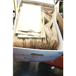 BOX OF PAPER BAGS