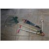 Image 1 : FISHING NET AND 2 TIKI TORCHES AND RAZOR SCOOTER