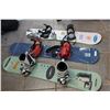 Image 1 : LAMAR AND 2 OTHER SNOWBOARDS WITH BINDING