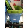 Image 2 : LOT OF SIX 20 GALLON STORAGE TOTES WITH LIDS