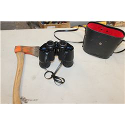 BUSHNELL BINOCULARS AND HATCHET