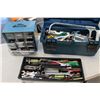 Image 1 : BLUE TOOL BOX WITH CONTENTS AND ORGANIZER WITH CONTENTS