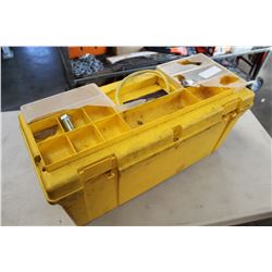 YELLOW TOOLBOX WITH CONTENTS