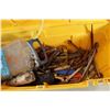 Image 3 : YELLOW TOOLBOX WITH CONTENTS