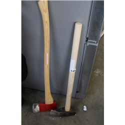 SPLITTING MAUL AND AXE