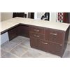 Image 4 : LARGE AS NEW U SHAPE OFFICE DESK WITH DRAWER UNIT