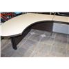 Image 2 : LARGE AS NEW U SHAPE OFFICE DESK WITH DRAWER UNIT