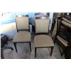 Image 1 : TWO MODERN DINING CHAIRS