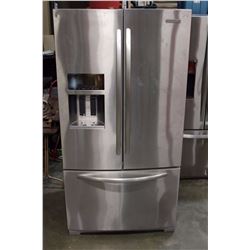 NEW KITCHEN AID STAINLESS FRENCH DOOR REFRIDGERATOR WITH BOTTOM FREEZER WITH WATER AND ICE, RETAIL $