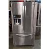 Image 1 : NEW KITCHEN AID STAINLESS FRENCH DOOR REFRIDGERATOR WITH BOTTOM FREEZER WITH WATER AND ICE, RETAIL $