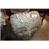 Image 1 : LARGE CEMENT FACE GARDEN ORNAMENT