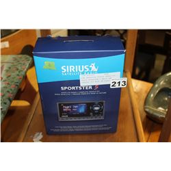 NEW OVERSTOCK SIRIUS SATELLITE RADIO SPORTSTER 5 RADIO AND VEHICLE KIT WITH FM DIRECT ADAPTER