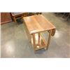 Image 1 : DROPLEAF WOOD ENDTABLE