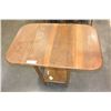 Image 2 : DROPLEAF WOOD ENDTABLE