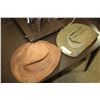 Image 1 : TWO LEATHER AUSTRALIAN HATS