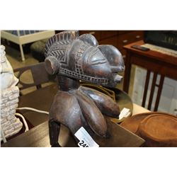 CARVED WOOD FIGURE