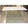 Image 2 : FOLDING 6 FOOT MARKET TABLE