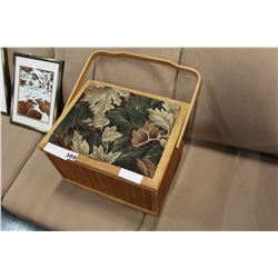 KNITTING BOX WITH CONTENTS