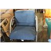 Image 1 : MODERN CHROME ARMCHAIR RECLINES FULLY DOWN