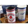 Image 1 : BOSTON RED SOCKS AND DODGERS WASTE BINS