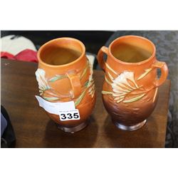 TWO ROSEVILLE VASES
