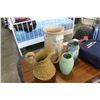 Image 2 : ROSEVILLE VASE PITCHER AND TWO VASES