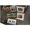 Image 1 : 6 SMALL FRAMED PRINTS ANIMALS AND OTHERS