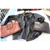 Image 1 : TWO LEATHER SATCHELS AND BOVINES MENS LEATHER XL JACKET
