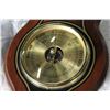 Image 2 : BULOVA WALL CLOCK AND BAROMETER
