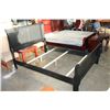 Image 2 : NEW DOUBLE SIZE BALCK AVENZA SLEIGH STYLE BED FRAME RETAIL $949