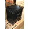 Image 2 : PAIR OF NEW AVENZA BLACK NIGHTSTANDS RETAIL $249 EACH