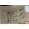 Image 9 : BRAND NEW BARN DOOR DRIFTWOOD TV STAND