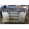 Image 1 : BRAND NEW BARN DOOR DRIFTWOOD TV STAND