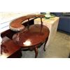 Image 2 : MAHOGANY 2 TIER PARLOUR TABLE