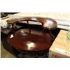 Image 3 : MAHOGANY 2 TIER PARLOUR TABLE