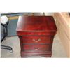 Image 2 : PAIR OF NEW AVENZA CHERRY 2 DRAWER NIGHTSTANDS RETAIL $249 EACH