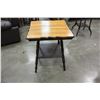 Image 1 : OAK 2 TIER ENDTABLE AND VINTAGE CHAIR