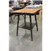 Image 3 : OAK 2 TIER ENDTABLE AND VINTAGE CHAIR