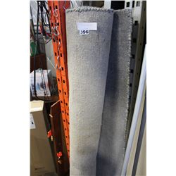 5X8 GREY WOOL AREA CARPET