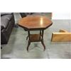 Image 1 : OCTAGON SHAPED END TABLE