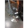 Image 1 : METAL AND GLASS ROUND ENDTABLE