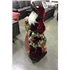 Image 4 : 4 FOOT STANDING PORCELAIN SANTA