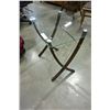 Image 2 : MODERN GLASSTOP ENDTABLE WITH MAGAZINE RACK AND FRAMED MOM SHADOWBOX